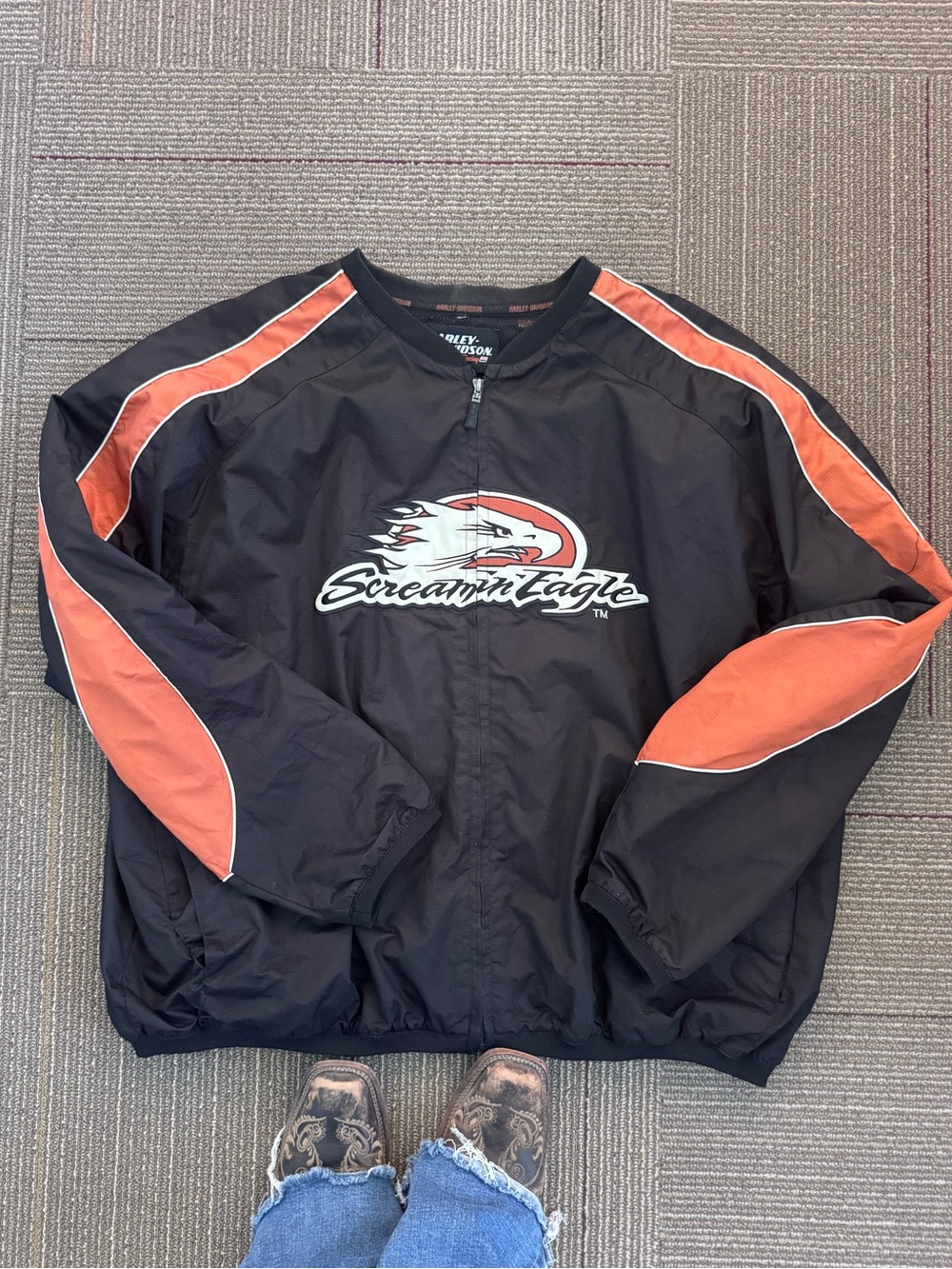 🏍️ Harley-Davidson Screamin’ Eagle Racing Jacket – Men’s 3XL